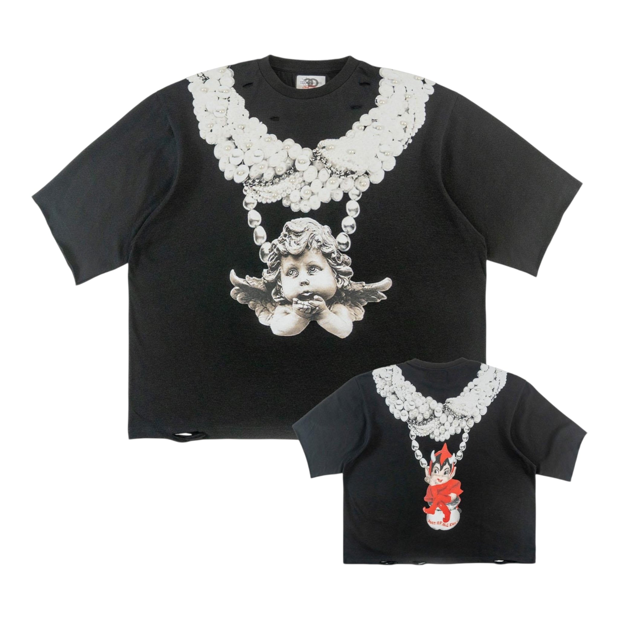 Frost Originals “La Perla” Cropped T-Shirt