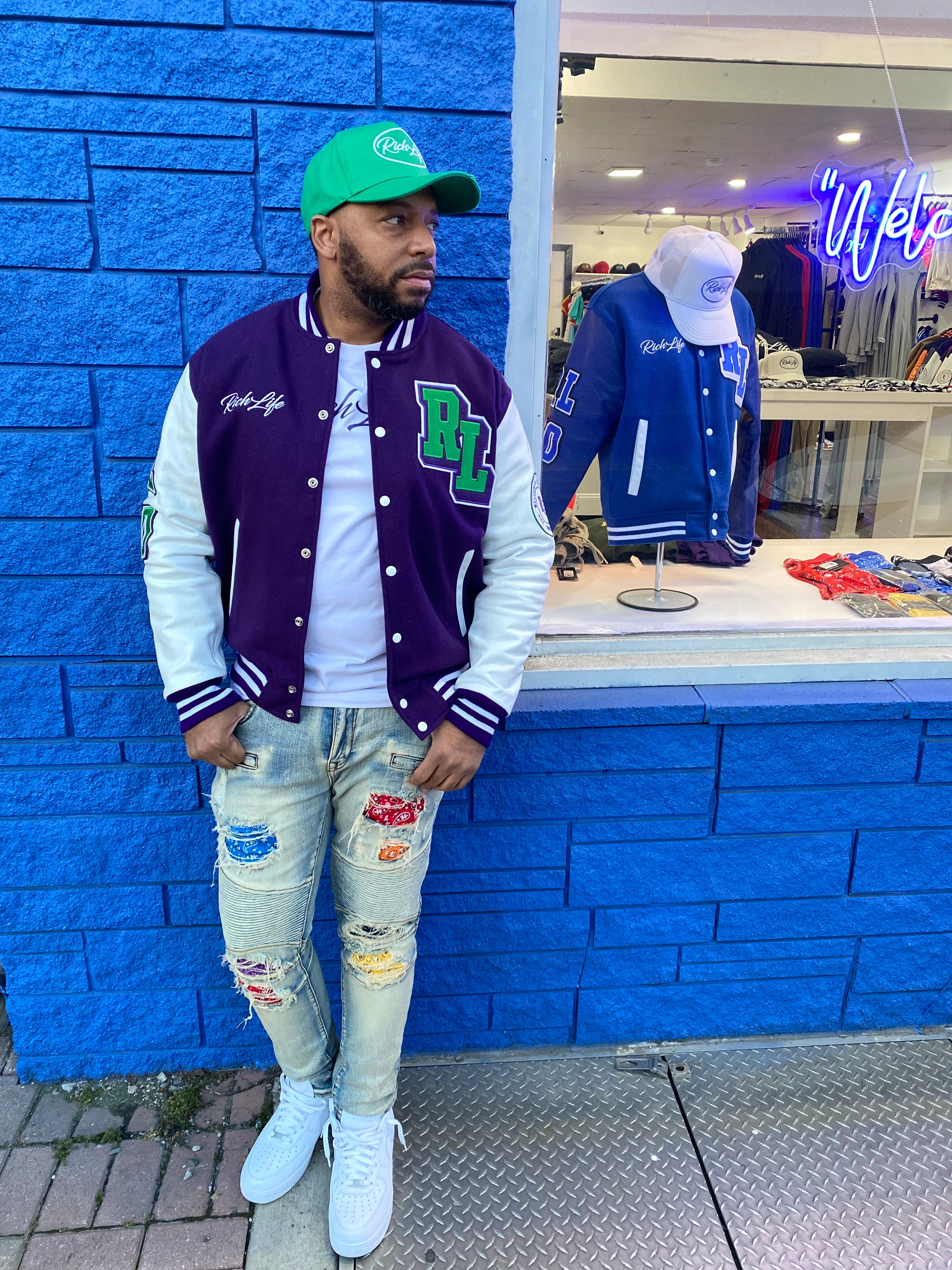 Rich Life Varsity Jacket