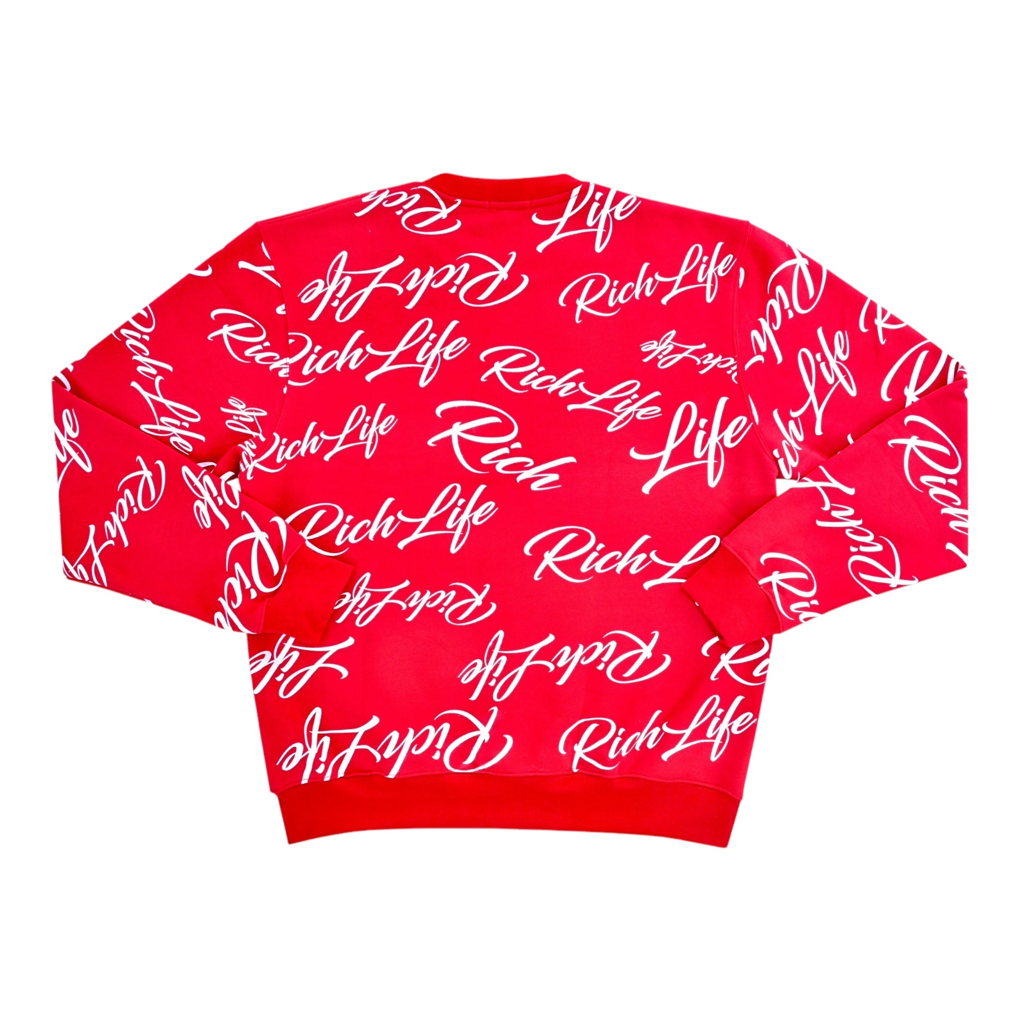 Rich Life "Scripted " Crewneck Sweatshirt
