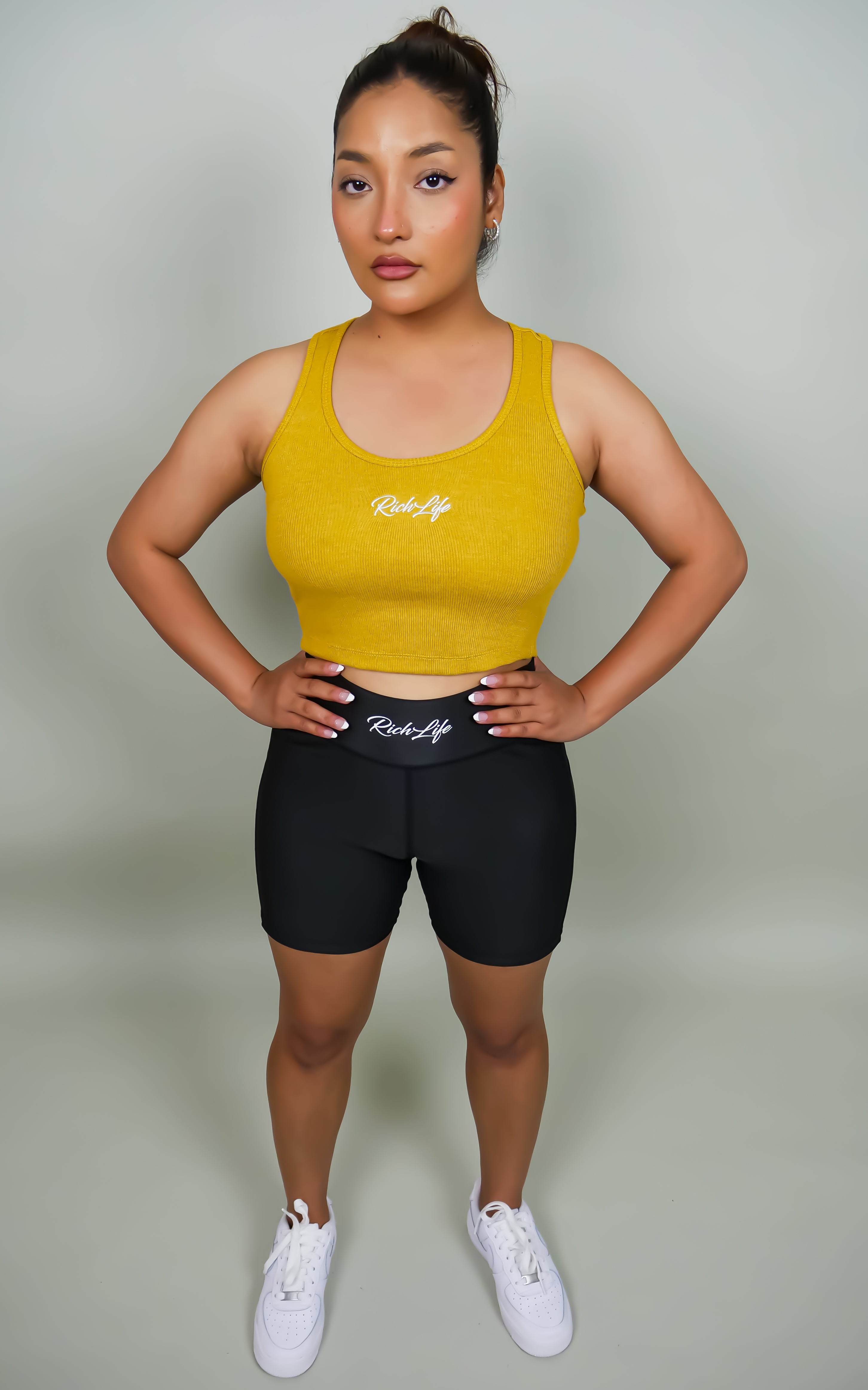 Rich Life “Ribbed Tank” top