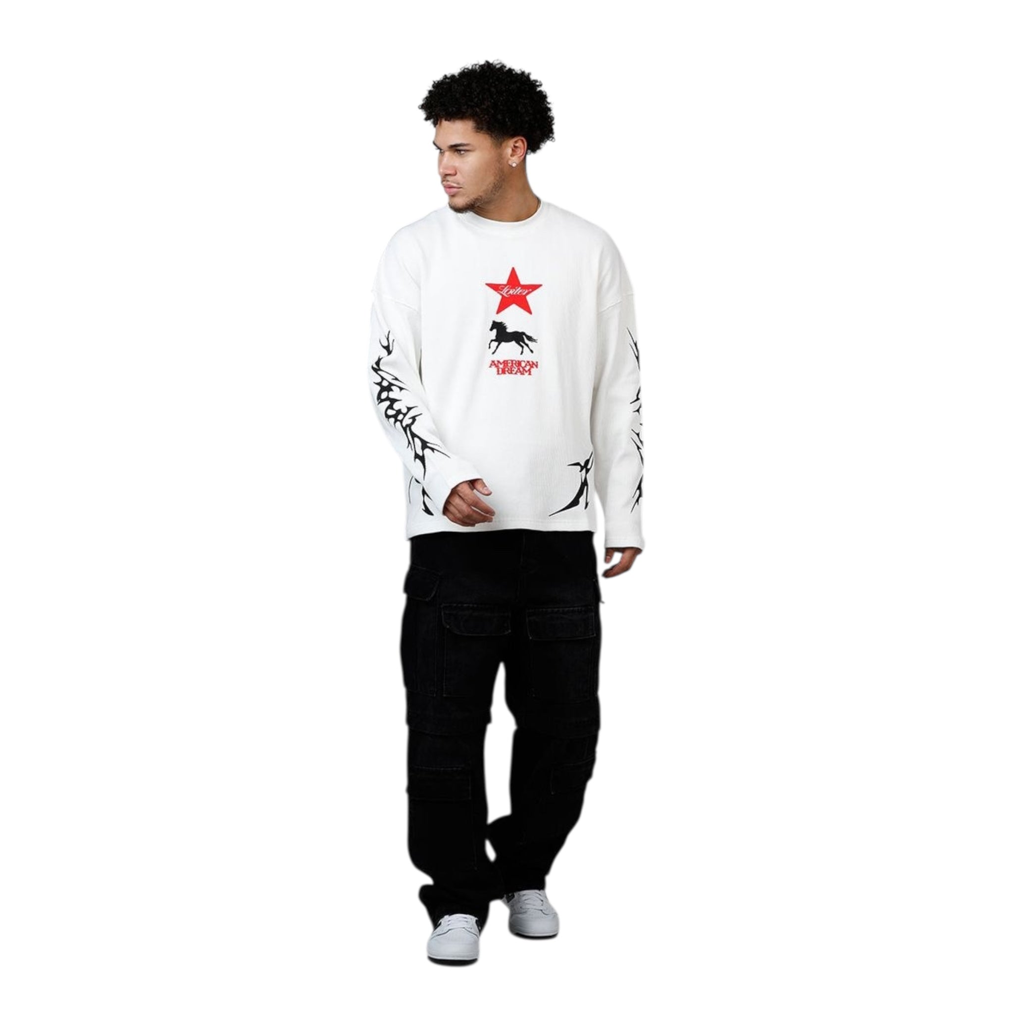 Loiter "American Dream" Waffle Long Sleeve