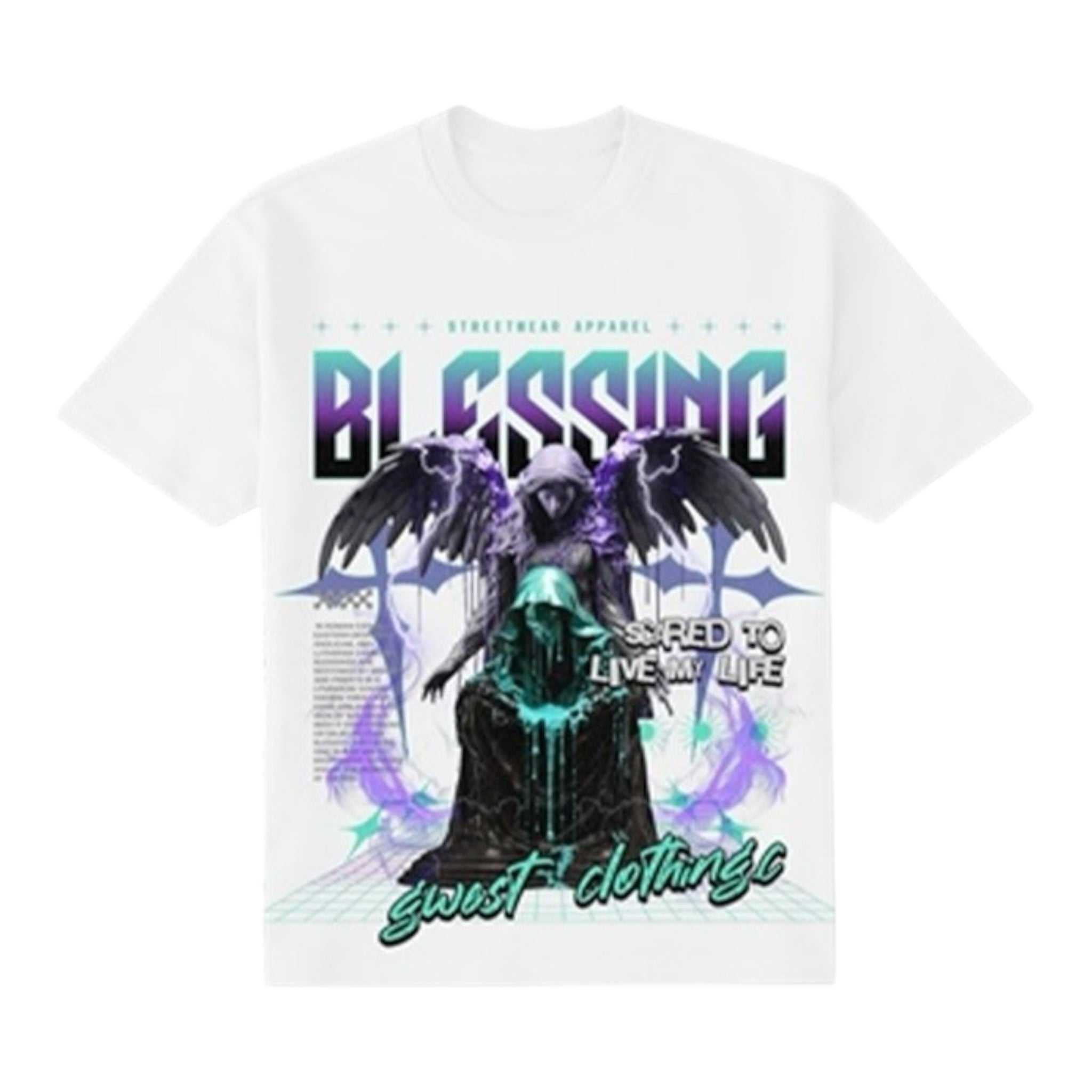 G-West "Blessing" Rhinestone T-shirt