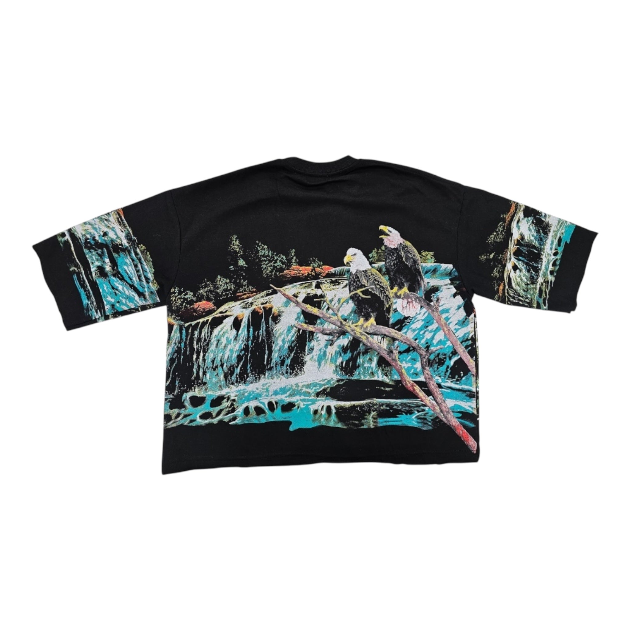 AMGM "River Run" Cropped T-Shirt