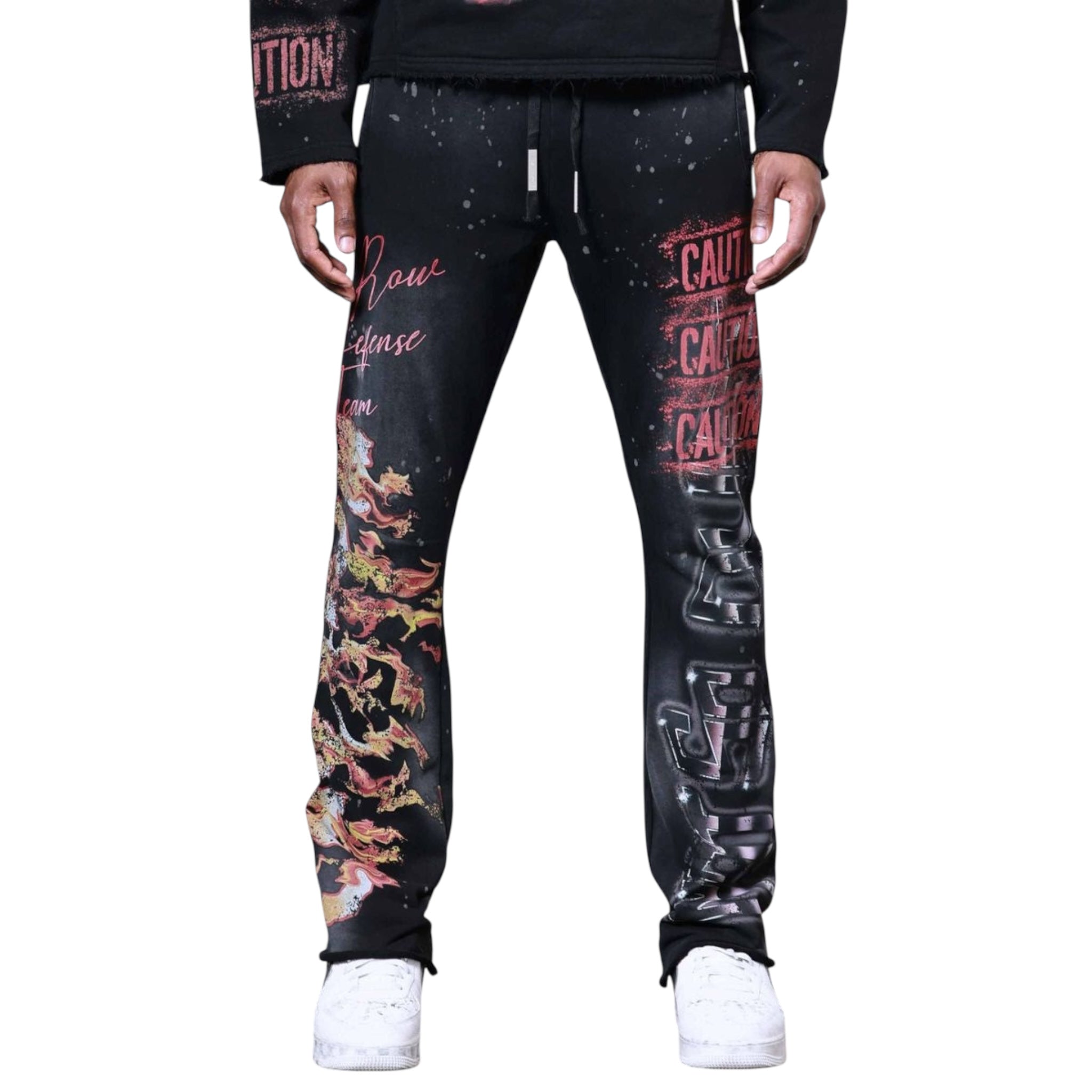 First Row "Ghost Rider Flames" Sweatpants