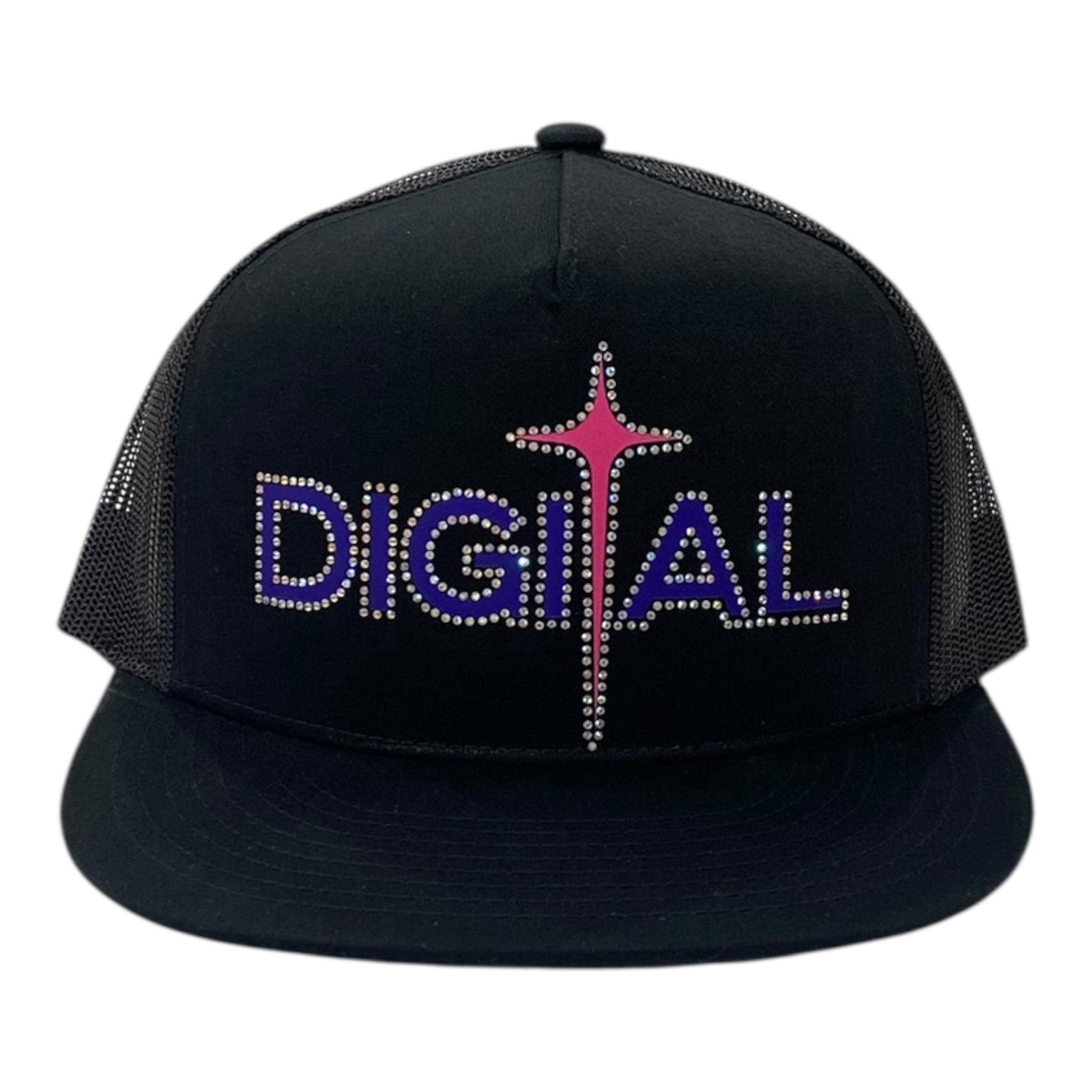 Digital "Signature" Rhinestone Hat