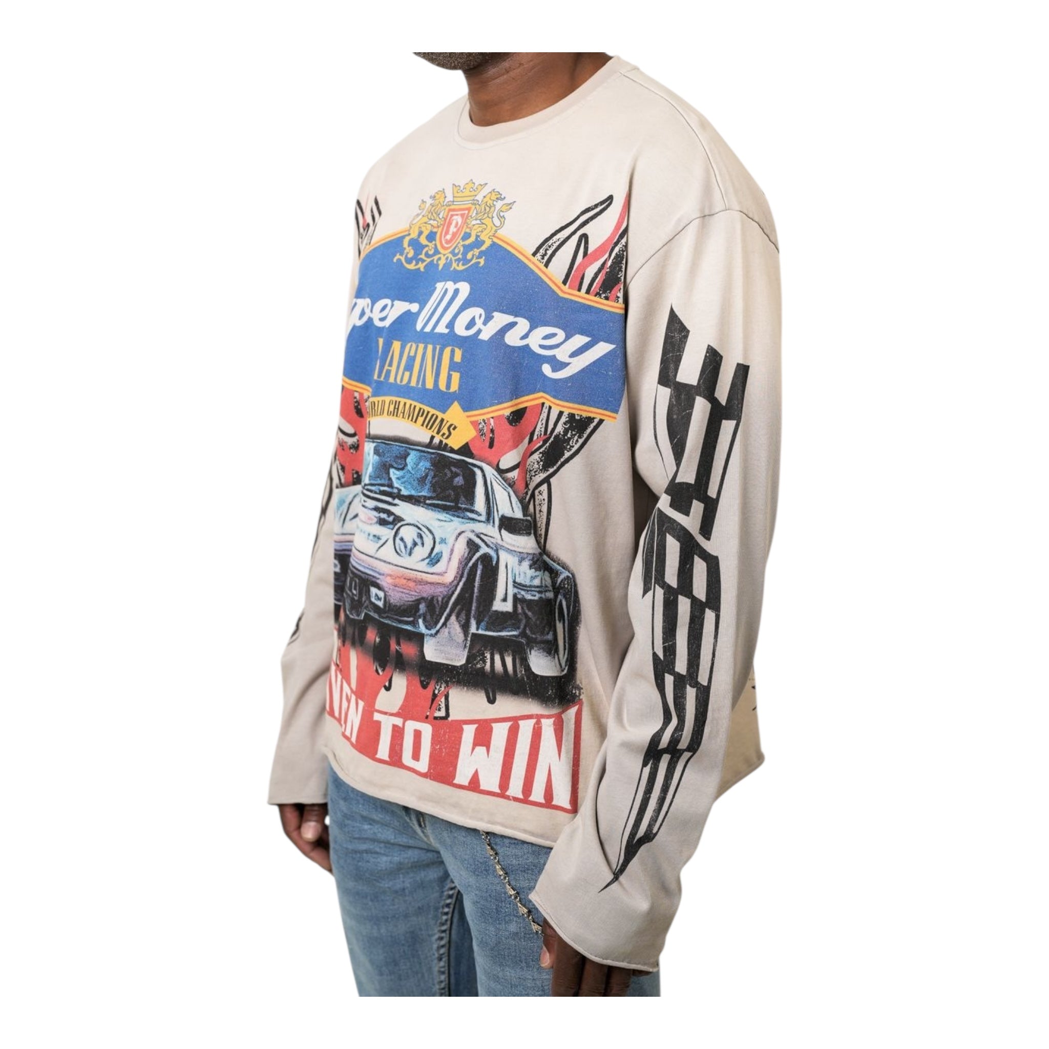 Paper Money "Driven to Win" Long Sleeve T-Shirt
