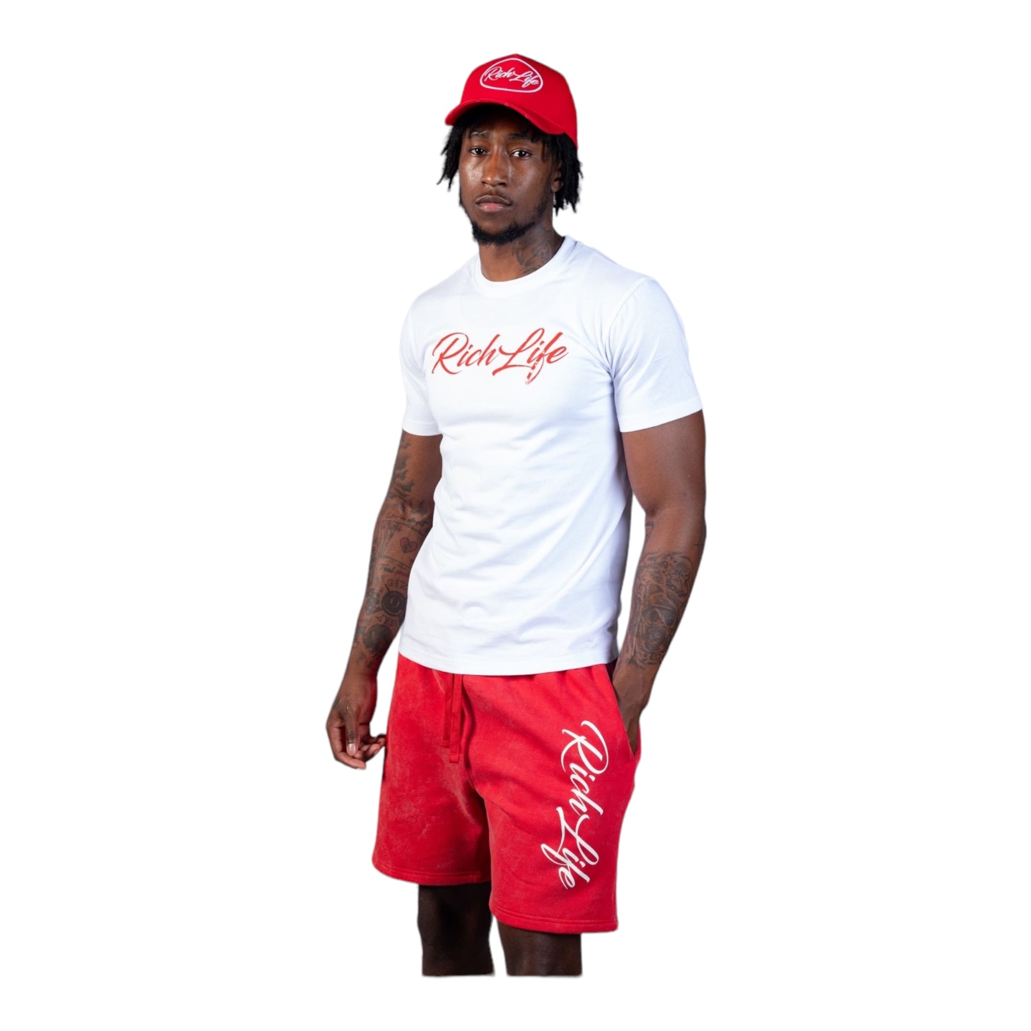 Rich Life "Washed" Fleece Shorts