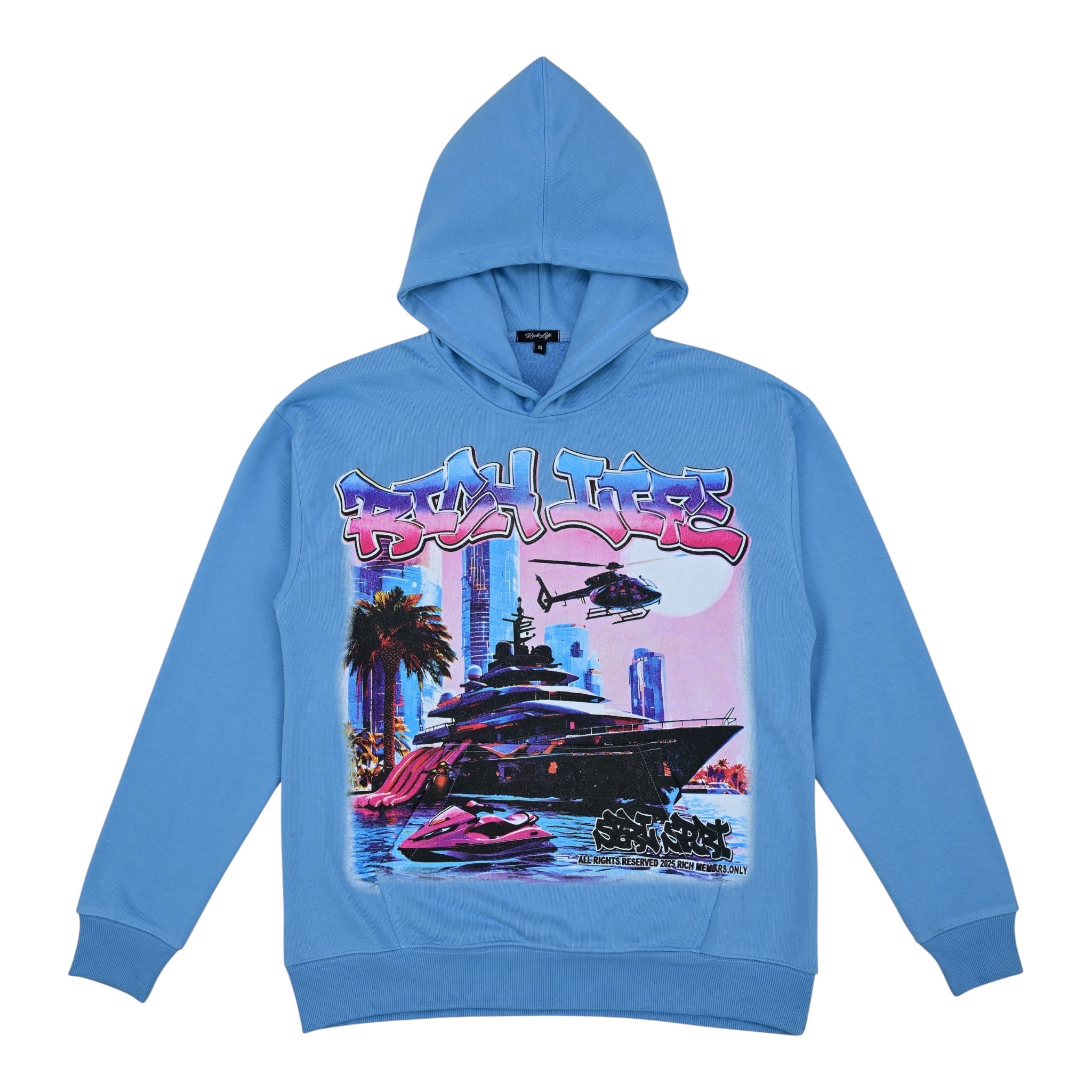 Rich Life "Yacht Party" Heavy French Terry Hoodie