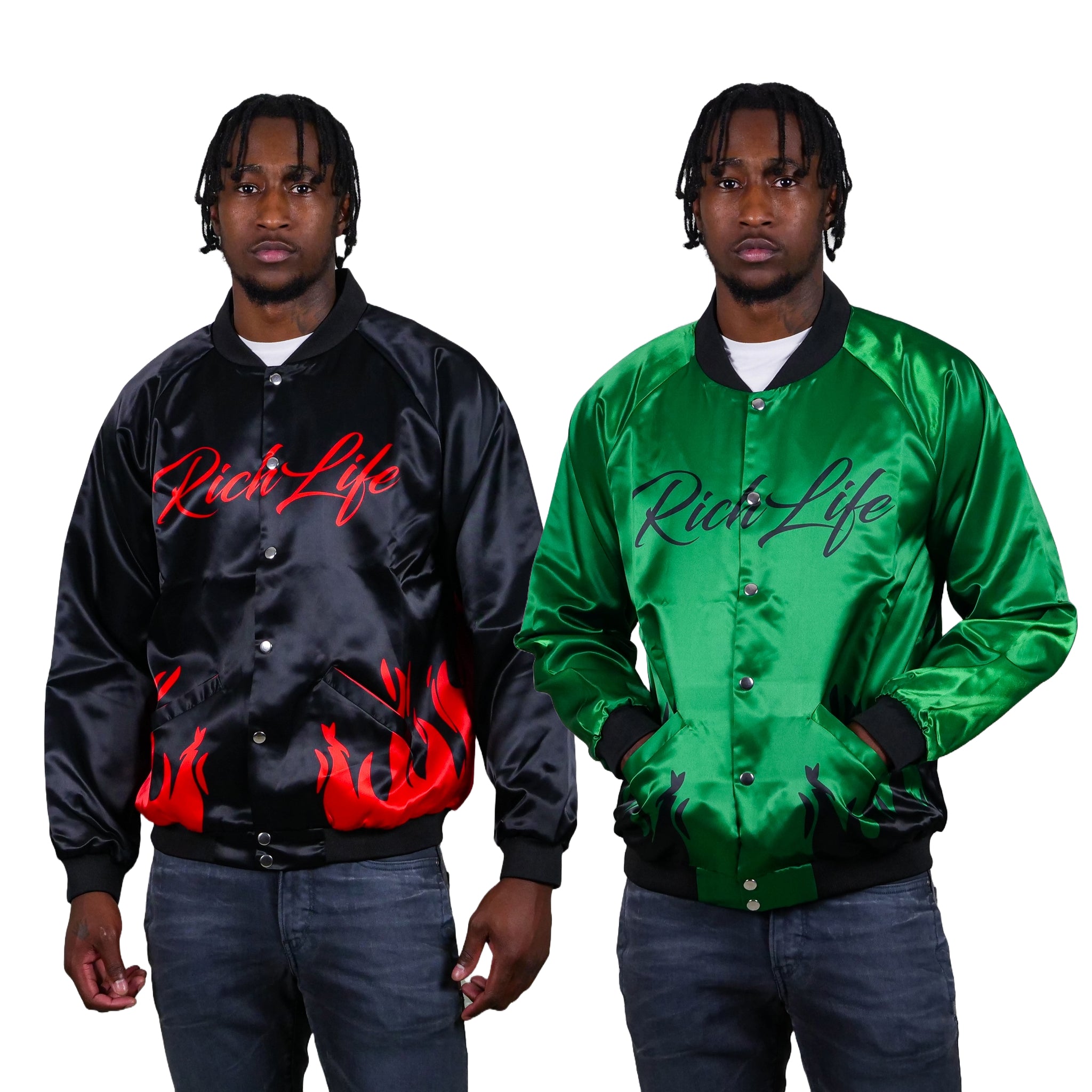 Rich Life "Flames" Jacket