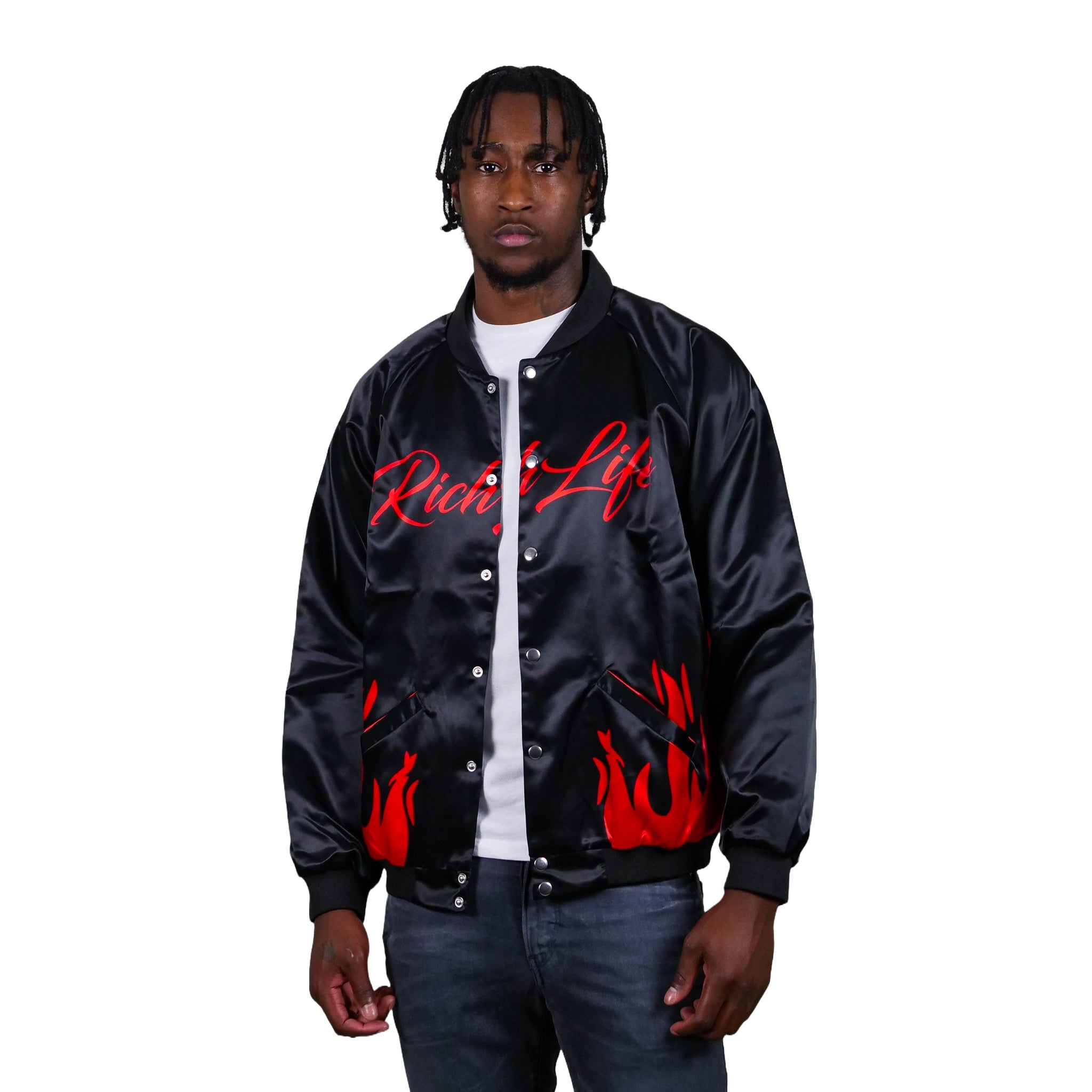 Rich Life "Flames" Jacket