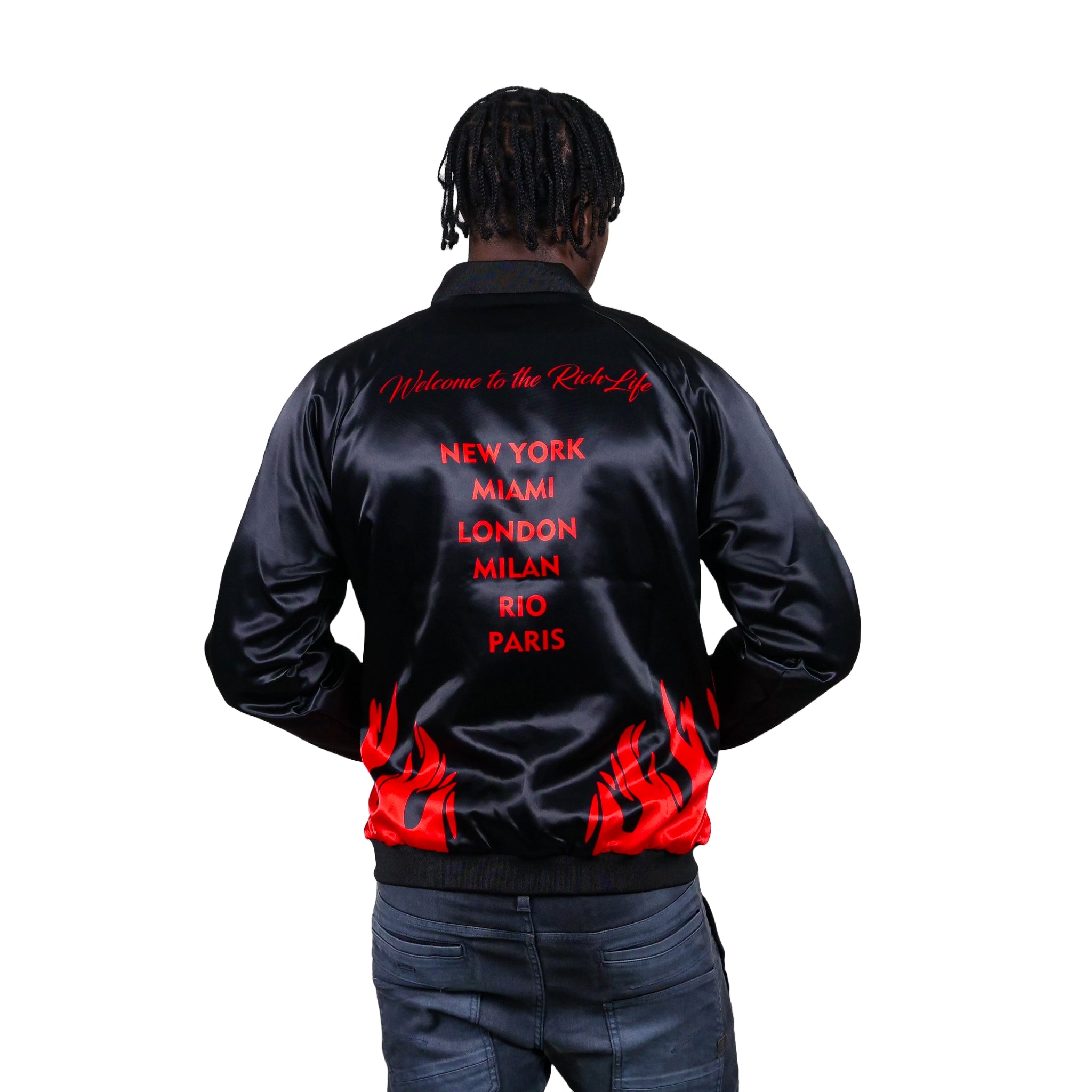 Rich Life "Flames" Jacket
