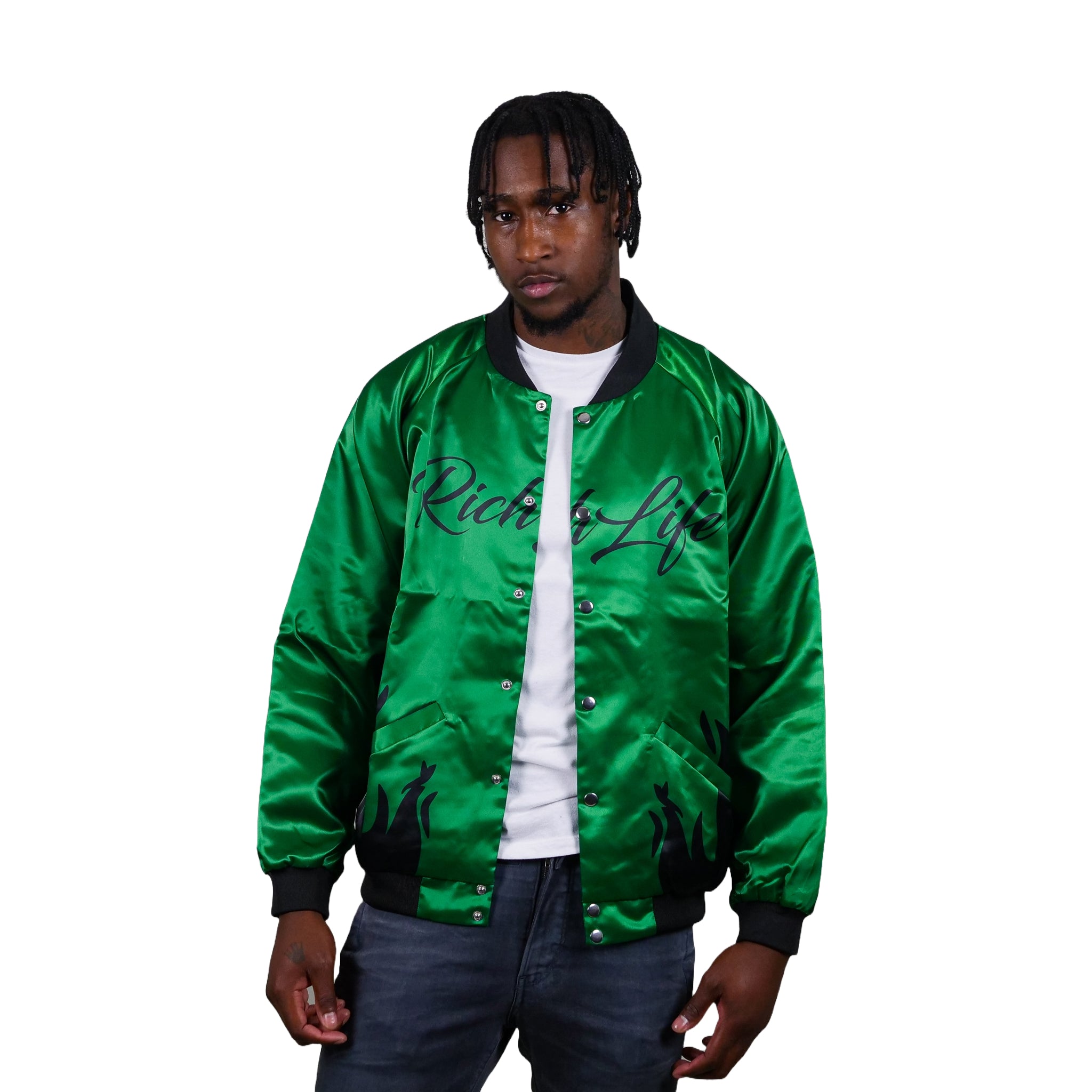 Rich Life "Flames" Jacket