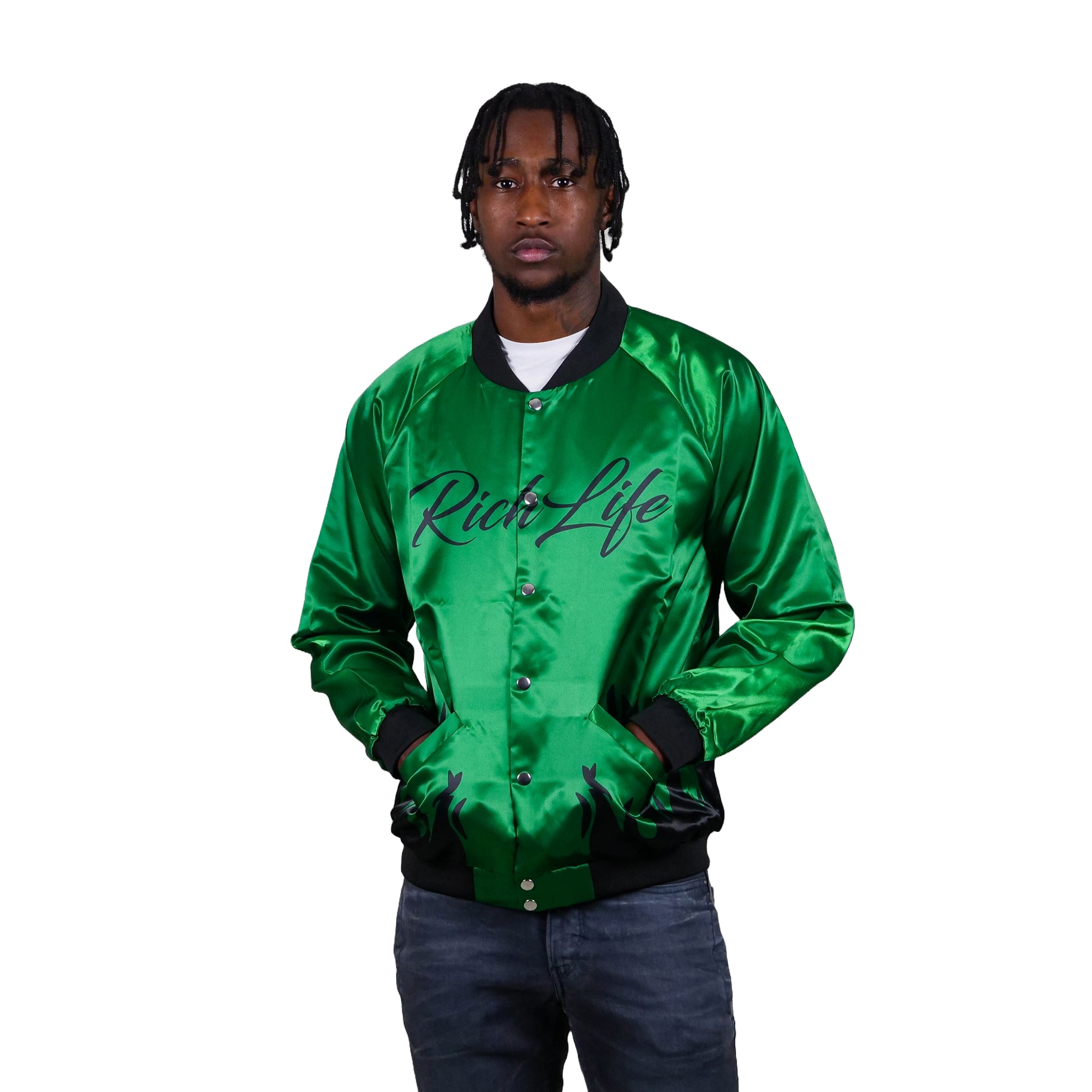 Rich Life "Flames" Jacket