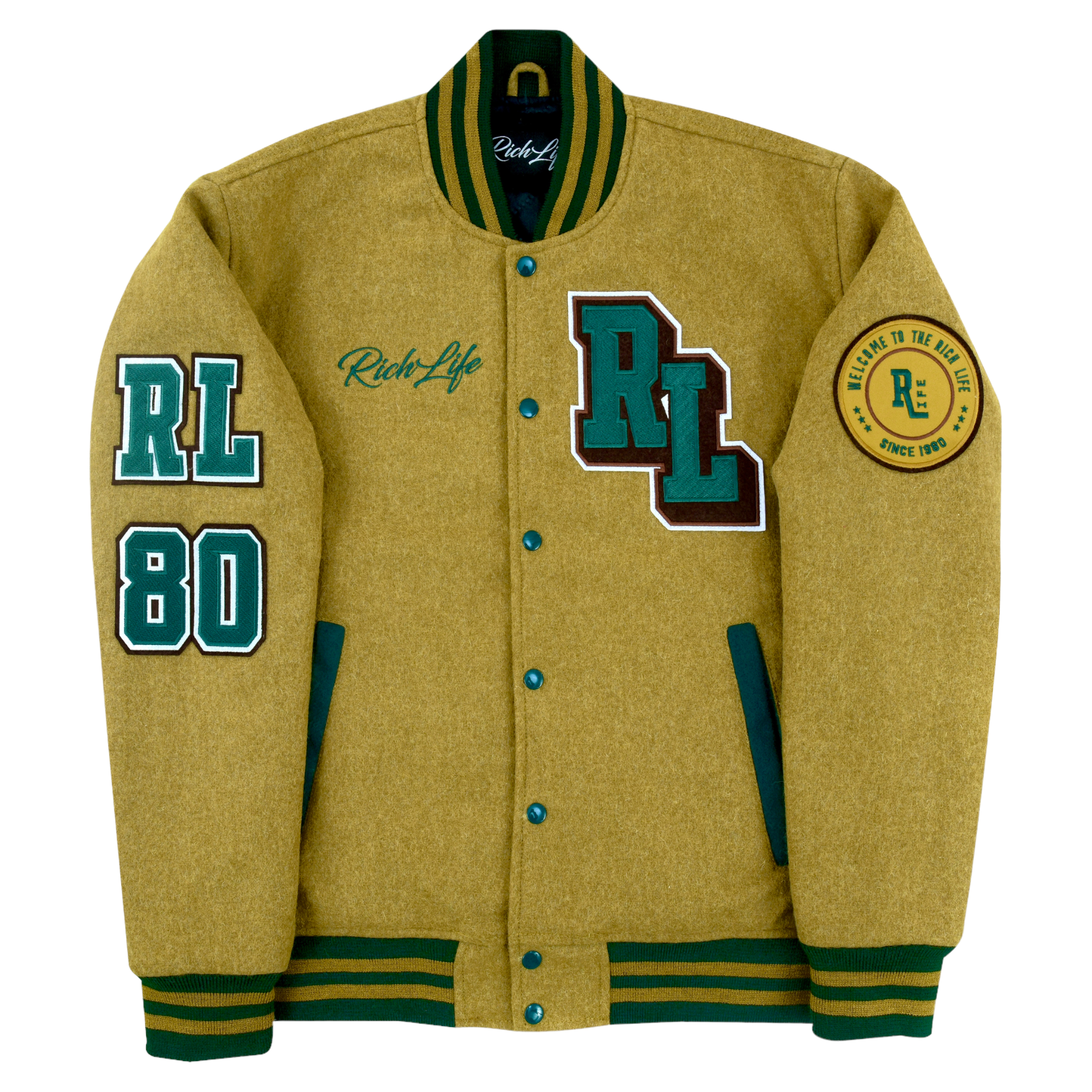 Rich Life Varsity Jacket