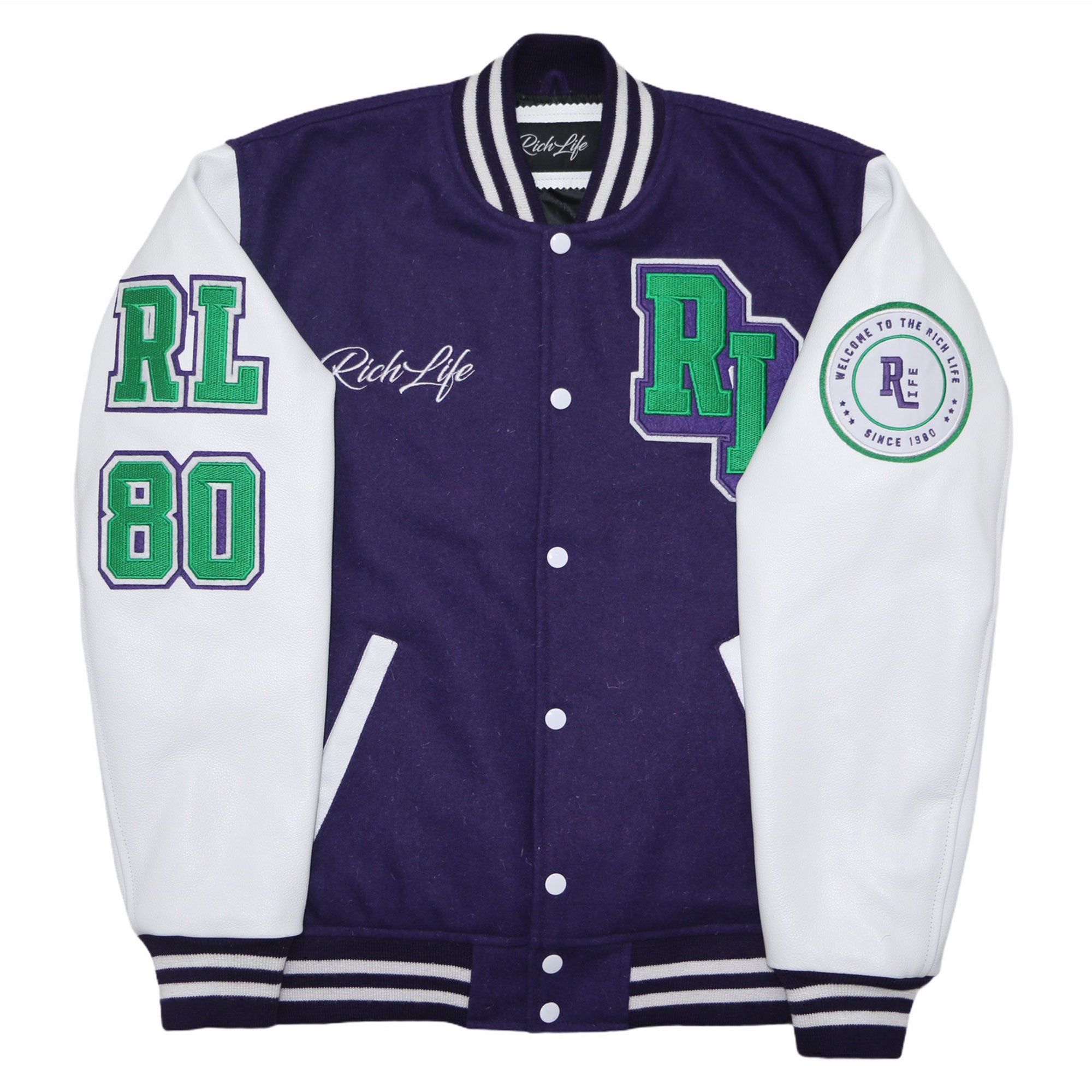 Rich Life Varsity Jacket