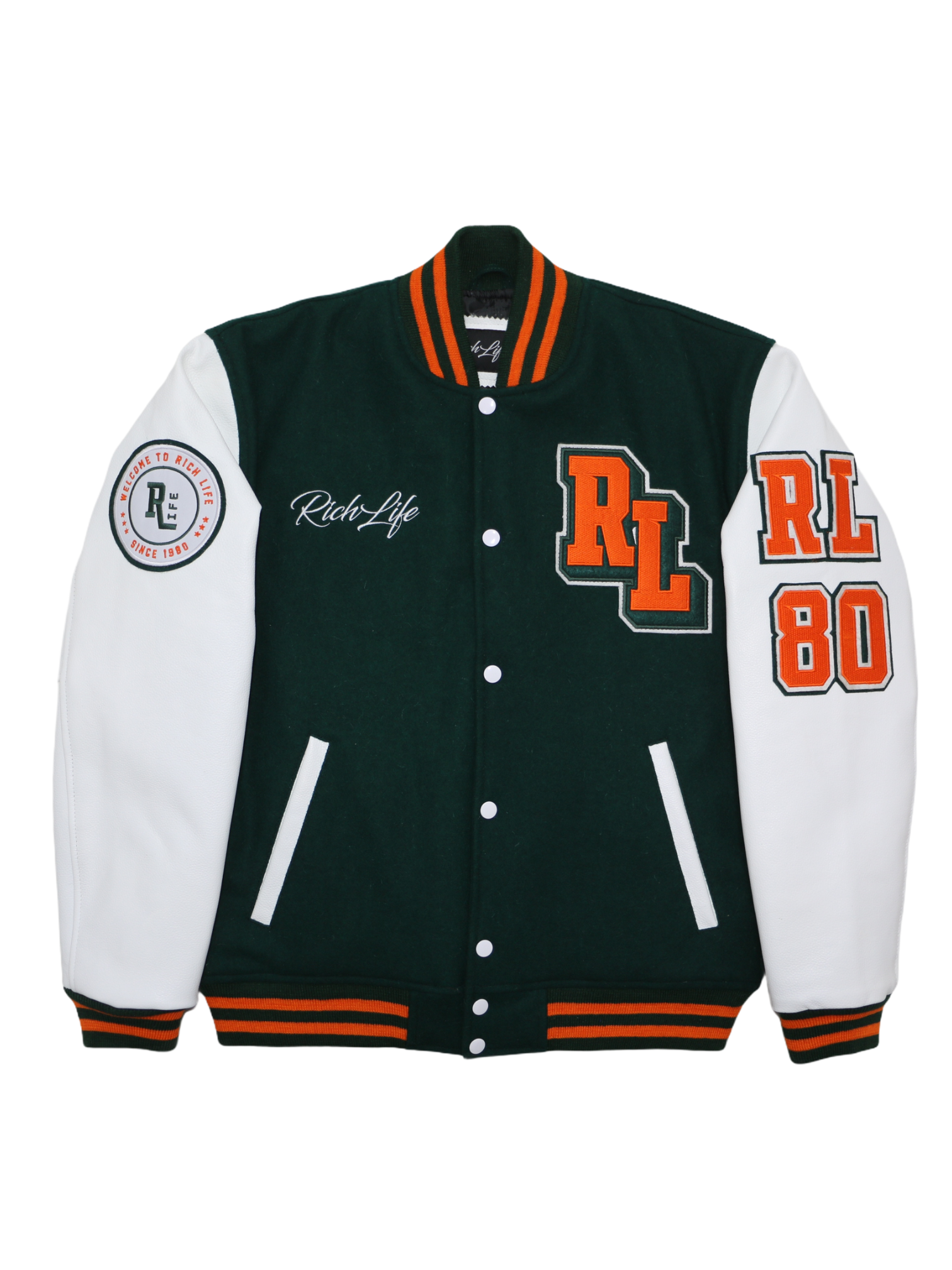 Rich Life Varsity Jacket