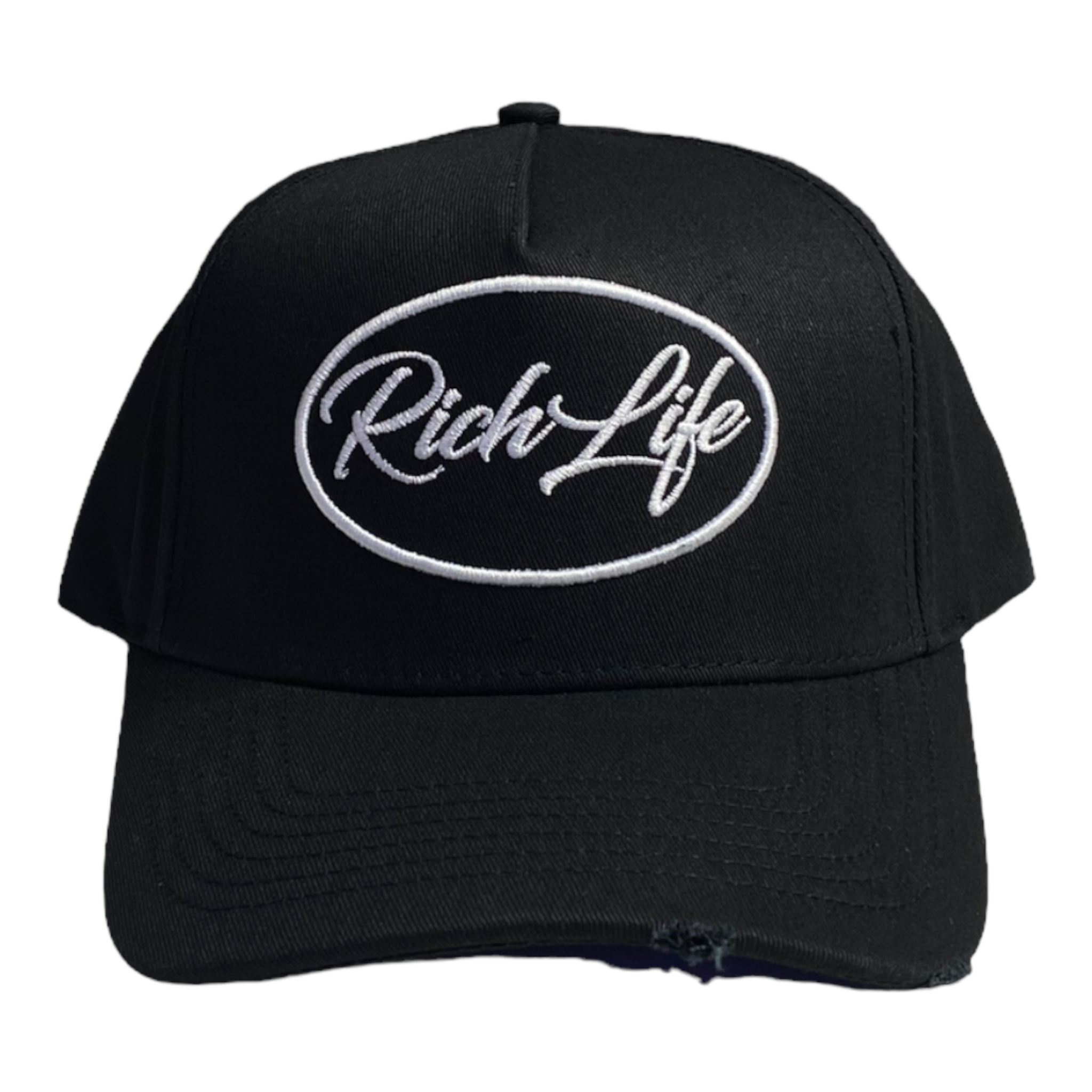 Rich Life “Distressed SnapBack” Hat