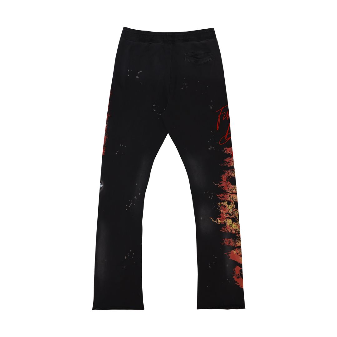 First Row "Ghost Rider Flames" Sweatpants