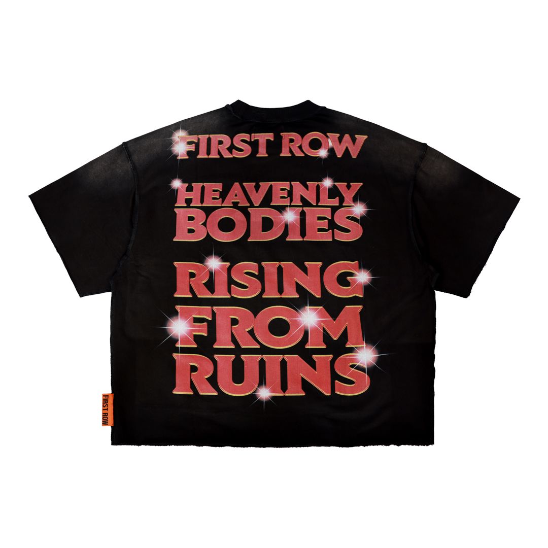 First Row "Trojan" Cropped T-Shirt