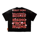 First Row "Trojan" Cropped T-Shirt