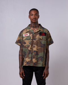 GFTD LA "Rodeo" Washed Army Shirt