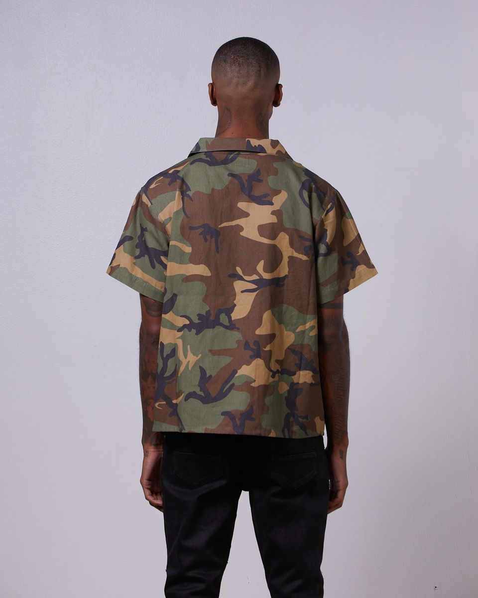 GFTD LA "Rodeo" Washed Army Shirt