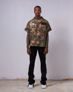 GFTD LA "Rodeo" Washed Army Shirt