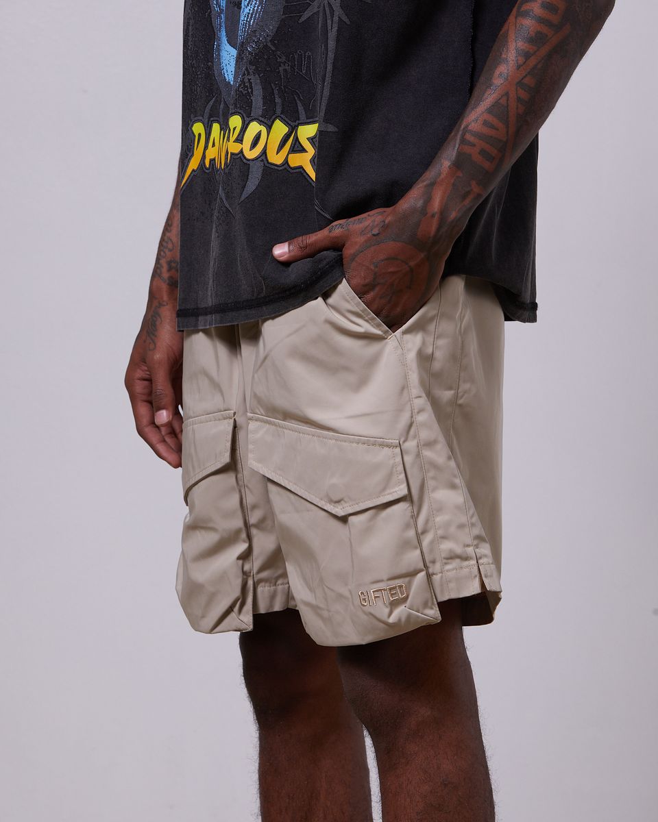 GFTD LA "Cameron" Bone Shorts