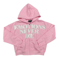Mixed Emotion "End" Rhinestone Hoodie