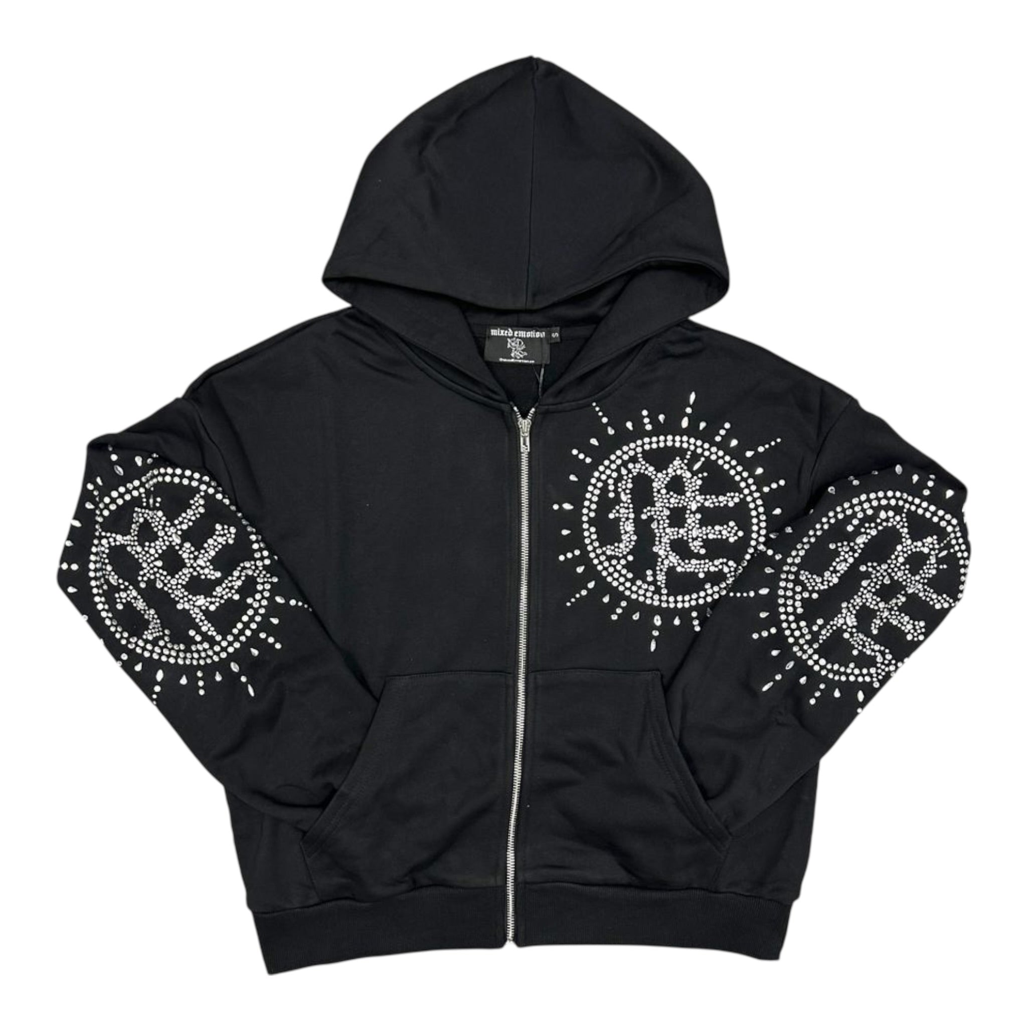 Mixed Emotion "Eclipse" Rhinestone Hoodie