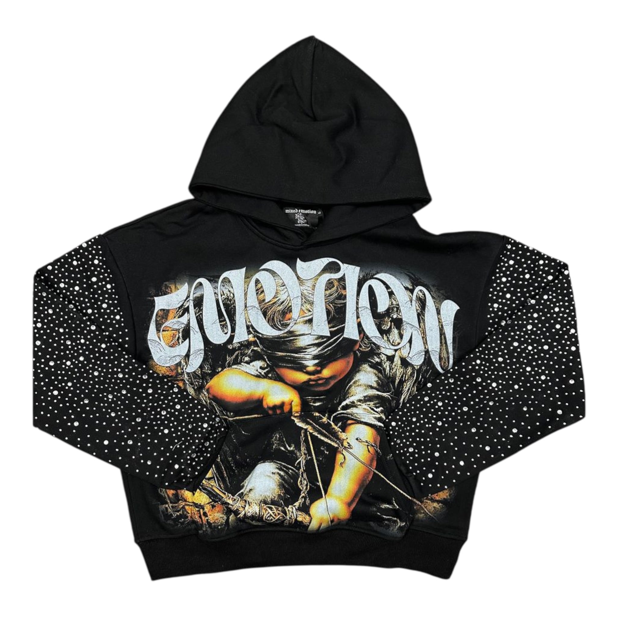 Mixed Emotion "Archer" Rhinestone Hoodie