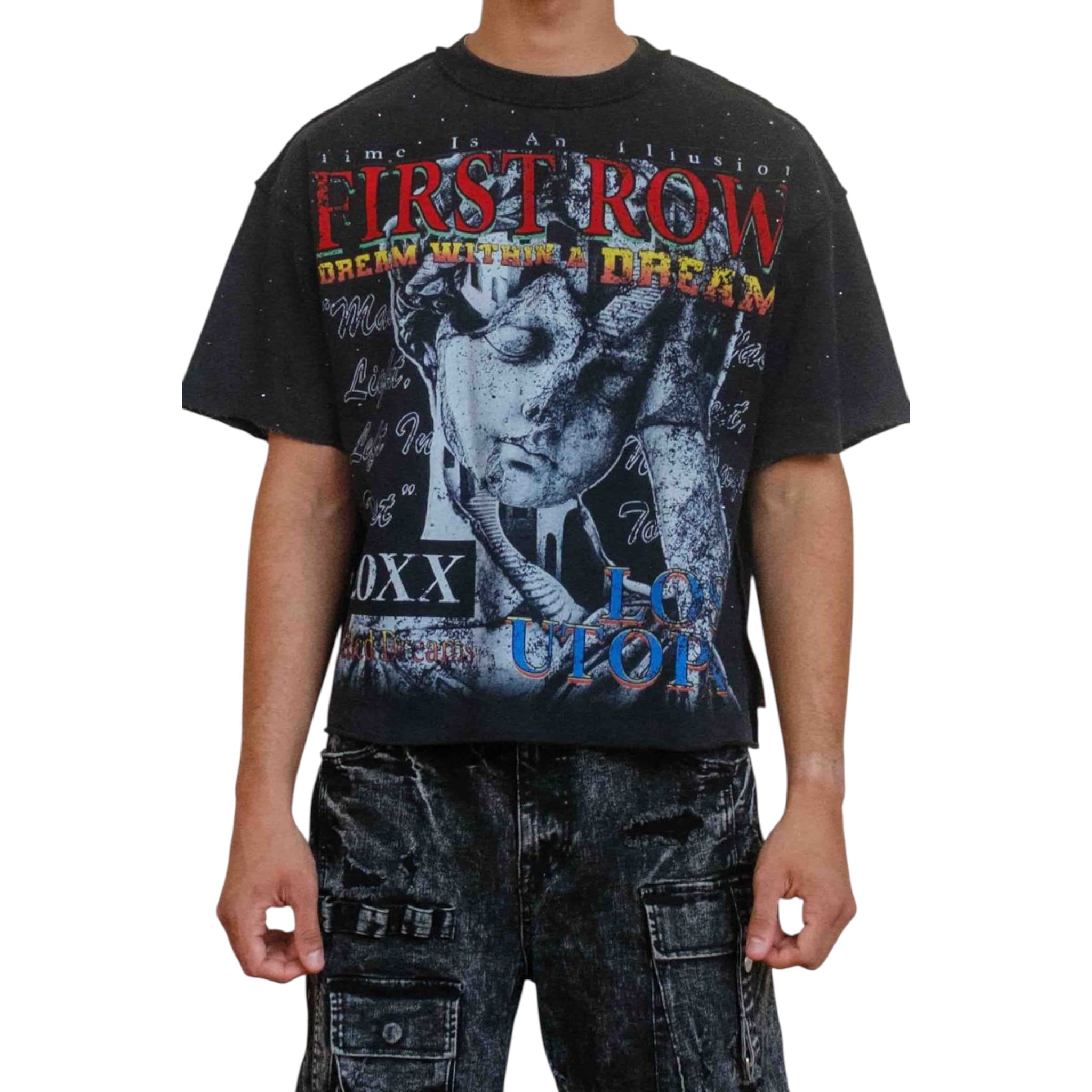 First Row "Lost Utopia Illusion" Cropped T-Shirt