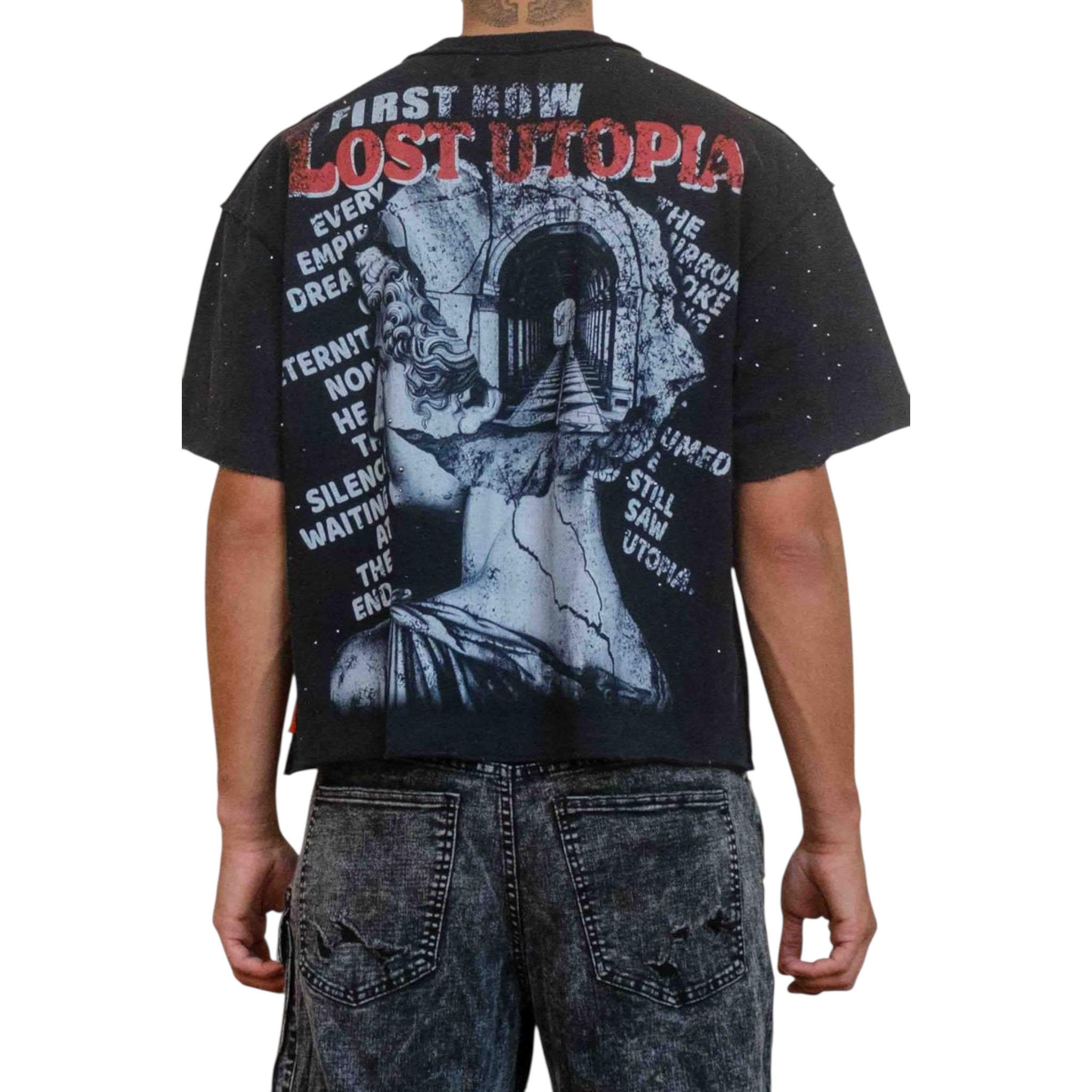 First Row "Lost Utopia Illusion" Cropped T-Shirt