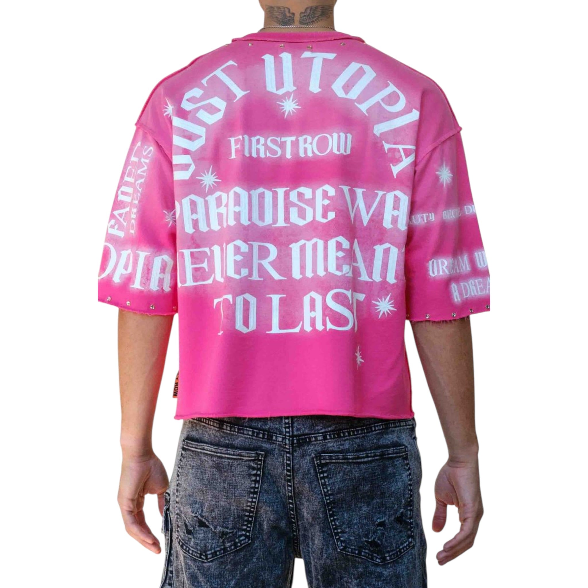 First Row "Lost Utopia Oblivion" Cropped T-Shirt