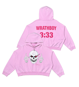 Wrathboy "3:33" Cropped Hoodie