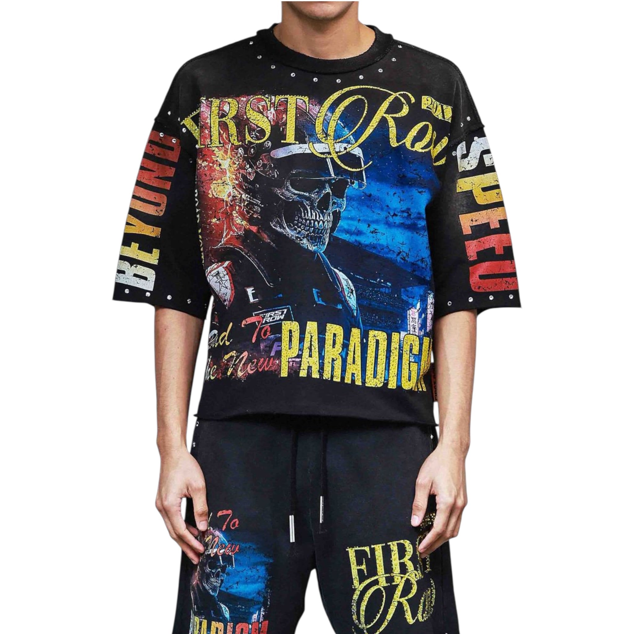 First Row "Breaker" Cropped T-Shirt