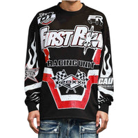 First Row "Hard Racing" Long Sleeve Moto Shirt