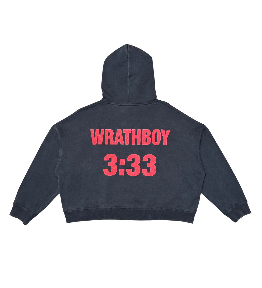 Wrathboy "3:33" Cropped Hoodie