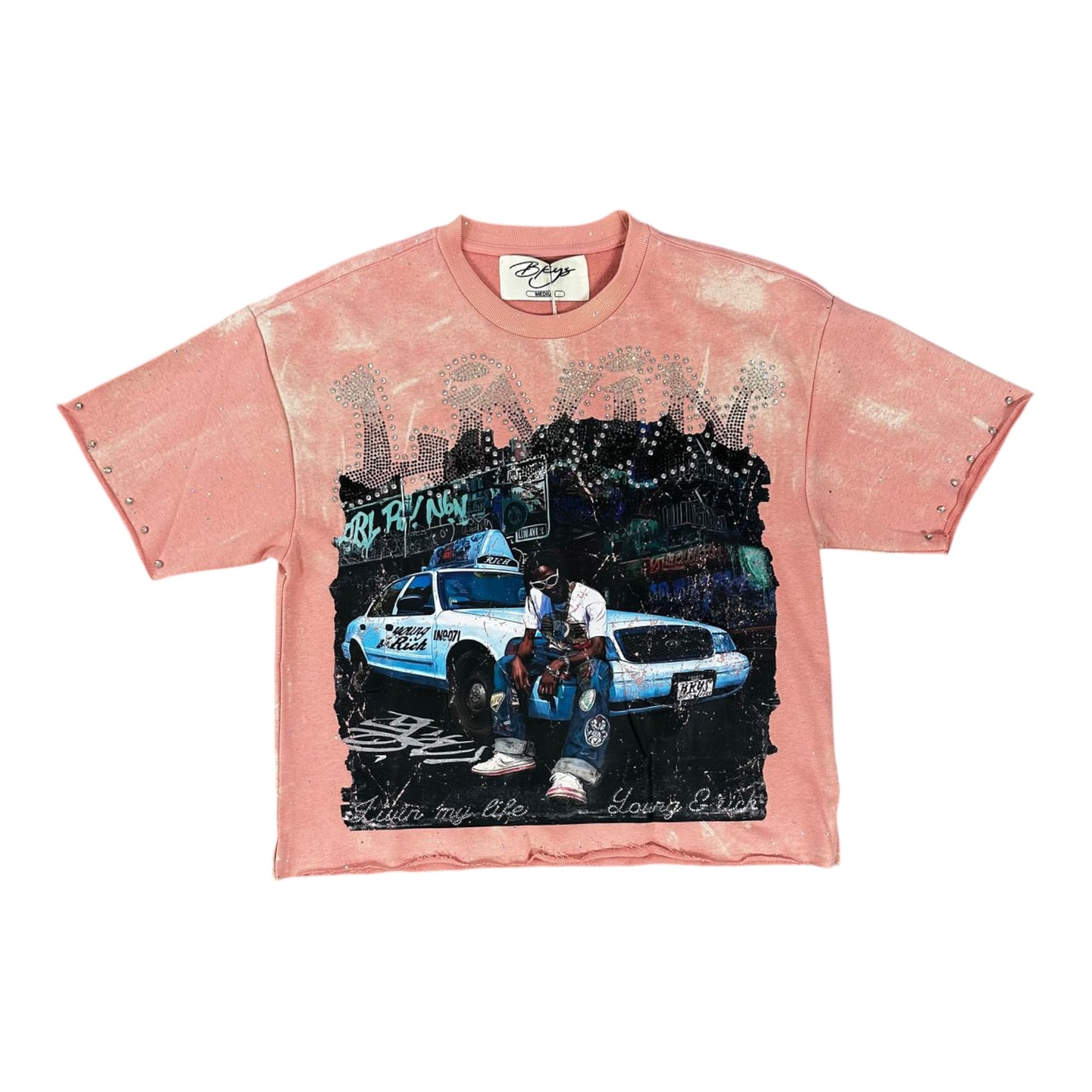 BKYS "Living" Cropped T-Shirt