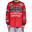 First Row "Speed Rules" Long Sleeve Moto Shirt