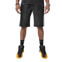 Preme "Snakeskin" Studded Shorts