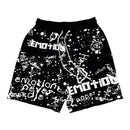 Mixed Emotion "Graffiti" Fleece Shorts