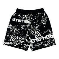 Mixed Emotion "Graffiti" Fleece Shorts