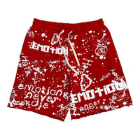 Mixed Emotion "Graffiti" Fleece Shorts