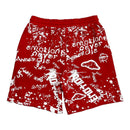 Mixed Emotion "Graffiti" Fleece Shorts
