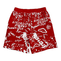 Mixed Emotion "Graffiti" Fleece Shorts