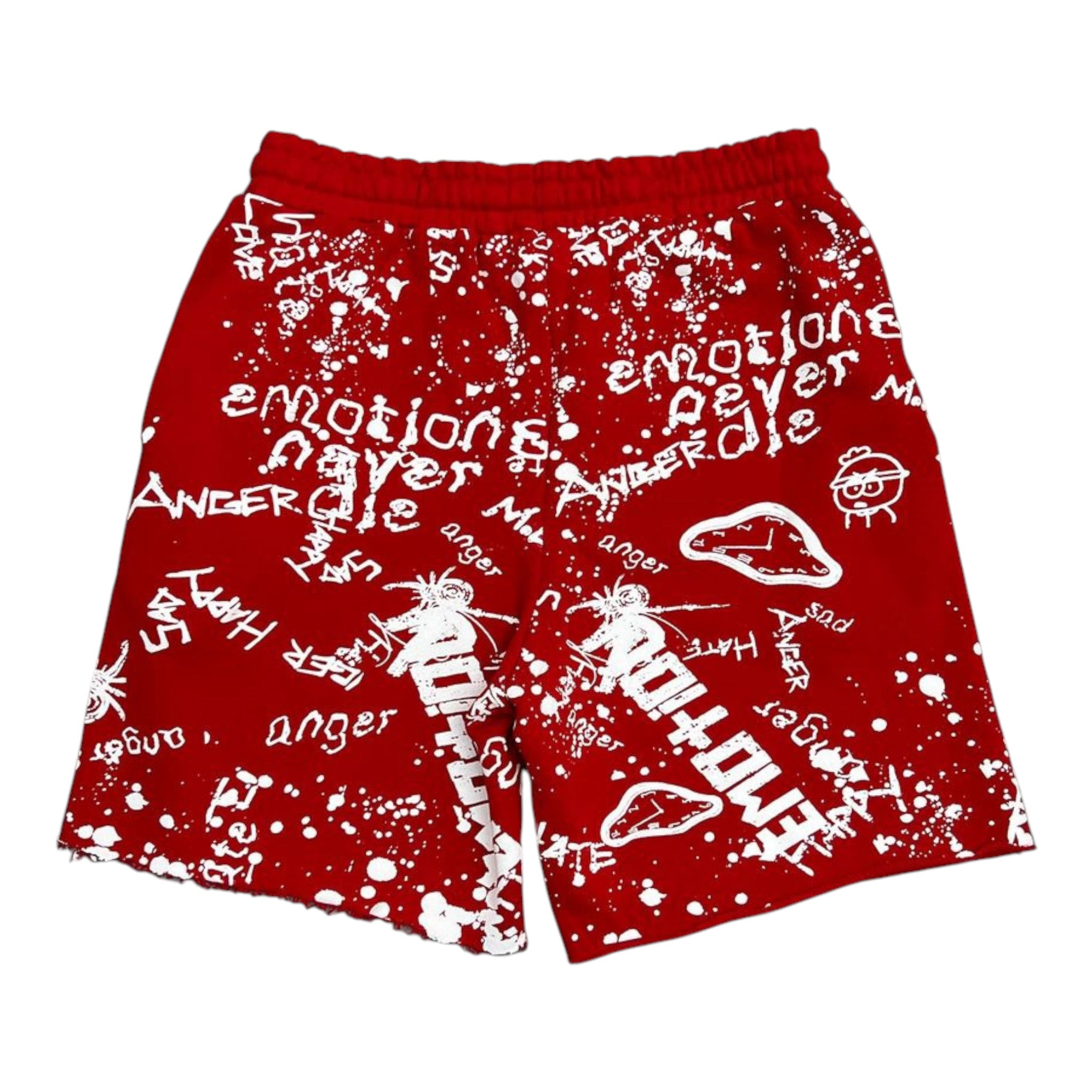 Mixed Emotion "Graffiti" Fleece Shorts