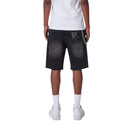 Kilogram "Web" Rhinestone Denim Shorts