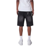 Kilogram "Web" Rhinestone Denim Shorts