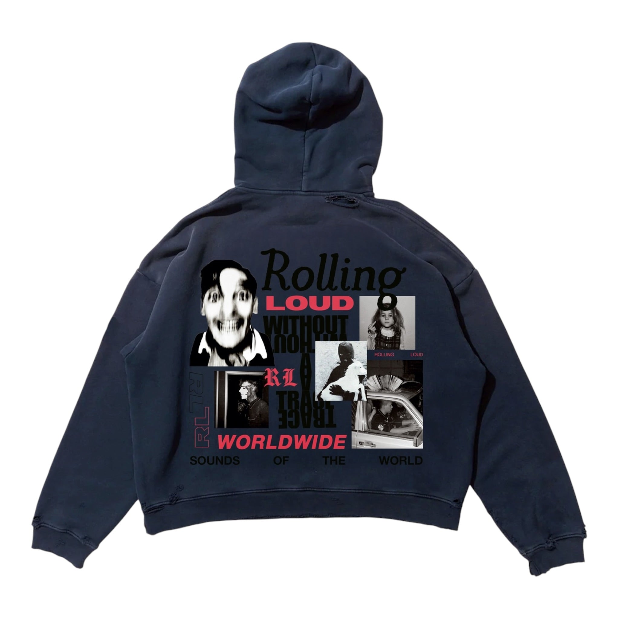 Rolling Loud "Without a Trace" Fleece Hoodie